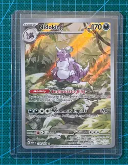 Pokemon TCG Nidoking 174/165 Illustration Rare Scarlet & Violet 151 English - Image 1