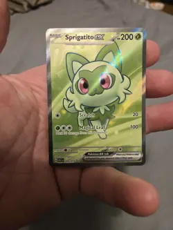 Pokemon TCG Sprigatito EX Full Art 251/217 Ascended Heroes Ultra Rare NM - Image 1