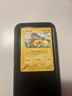 Pikachu 124/165 Common Expedition Base Set Pokemon NM - Image 1