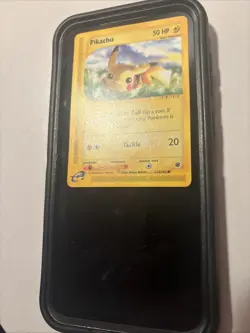 Pikachu 124/165 Common Expedition Base Set Pokemon NM - Image 4