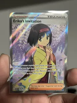 Erika's Invitation 196/165 SV: 151 Ultra Rare Full Art NM Pokemon TCG - Image 1