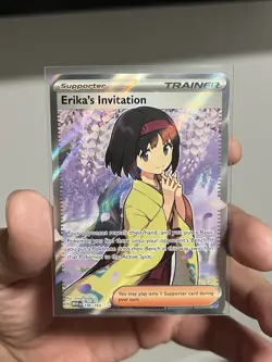 Erika's Invitation 196/165 SV: 151 Ultra Rare Full Art NM Pokemon TCG - Image 2