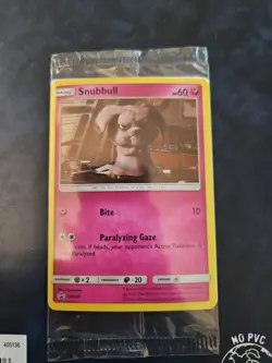 Snubbull SM200 Sealed Pokemon Promo Sun & Moon Holo Rare Pokemon TCG NM - Image 1