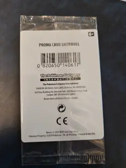Snubbull SM200 Sealed Pokemon Promo Sun & Moon Holo Rare Pokemon TCG NM - Image 2
