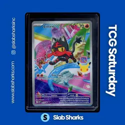 2025 POKEMON MEP BLACK STAR PROMO FIRST PARTNER ILLUSTRATION #044 LITTEN - Image 1