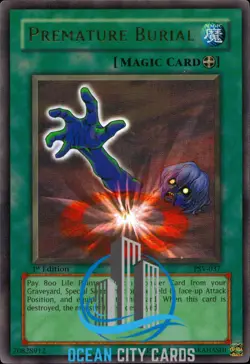 Yugioh Premature Burial 1st Edition PSV-037 Ultra Rare Maic Card - Image 1