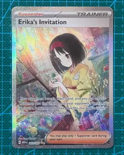 Pokemon TCG Erika's Invitation 203/165 SIR Scarlet & Violet: 151 English - Image 1