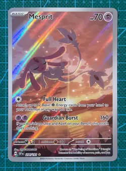 Pokemon TCG Mesprit 204/191 Illustration Rare Surging Sparks English - Image 1