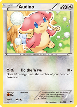 Audino 85/101 UC Noble Victories Pokemon MP - Image 1