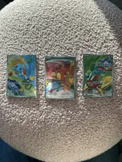 Pokemon First Partner Illustration Collection Series 1 Kanto Region 037 038 039 - Image 1