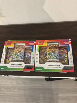 Pokemon First Partner Illustration Collection Series 1 FACTORY SEALED - 2x - Image 1