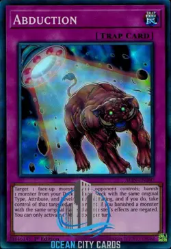 Yugioh ALIN-EN080 Abduction Super Rare Card 1st Edition - Image 1