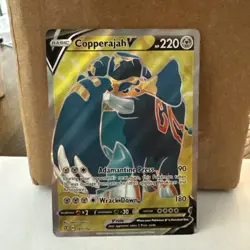 Copperajah V (Full Art) #187/192 Pokemon Rebel Clash near mint ships fast - Image 1