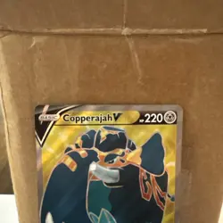 Copperajah V (Full Art) #187/192 Pokemon Rebel Clash near mint ships fast - Image 2