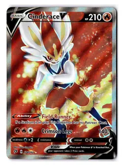 Cinderace V 178/192 Rebel Clash NM - Image 1