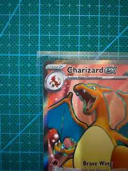 Pokemon TCG Charizard Ex 183/165 Ultra Rare Scarlet & Violet: 151 (Dent on back) - Image 2