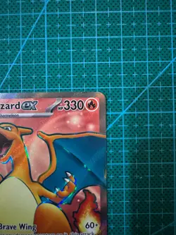 Pokemon TCG Charizard Ex 183/165 Ultra Rare Scarlet & Violet: 151 (Dent on back) - Image 3