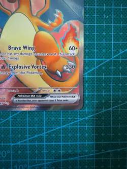 Pokemon TCG Charizard Ex 183/165 Ultra Rare Scarlet & Violet: 151 (Dent on back) - Image 5