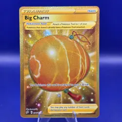 Big Charm 206/192 Rebel Clash Gold Secret Rare Pokemon NM - Image 1