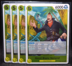 One Piece Card Game 4x Mont Blanc Noland OP08-109 English Playset NM - Image 1