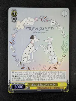 2023 Weiss Schwarz PONGO & PERDITA #S104-010S Disney100 Super Rare Japanese - Image 1