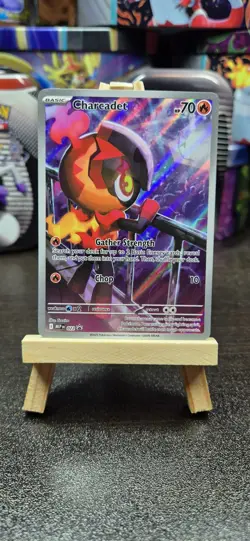 Charcadet 022 Black Star Promo NM / M Full Art Holo Pokemon TCG Card - Image 1