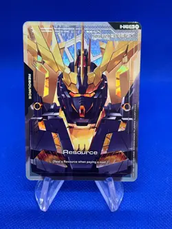 Gundam Card Game Phantom Aria Resource R-040 C+ Full Art NM - Image 1