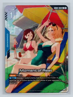 Gundam Card Game Moment of Rest GD04-102 U+ English - Image 1