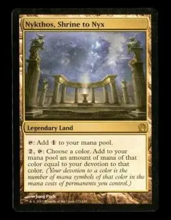 MTG Magic The Gathering Card Nykthos Shrine to Nyx 223/249 Theros Legendary - Image 1