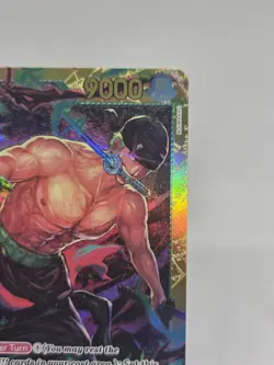 Roronoa Zoro OP06-118 SEC 2 Foil Character Card One Piece Card Game Bandai NM - Image 3