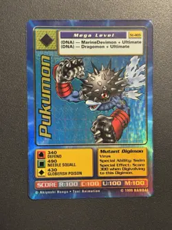Digimon Pukumon St-40S Chase Holo Bandai Digi Battle Card - Image 1