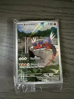 Koraidon SVP014 Black Star ETB Promo Scarlet & Violet Pokemon Card Sealed - Image 1