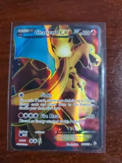 Pokemon Charizard EX Full Art 100/106 XY Flashfire TCG Card - Image 1