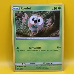 ROWLET ( SM01 ) PROMO Reverse Holo 2016 Pokemon Card - Image 1