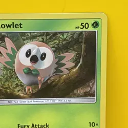ROWLET ( SM01 ) PROMO Reverse Holo 2016 Pokemon Card - Image 4