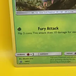 ROWLET ( SM01 ) PROMO Reverse Holo 2016 Pokemon Card - Image 5