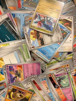 Pokemon Card Lot 500 Cards Common Uncommon 2023–2025 NM/MINT Bulk TCG Starter - Image 3