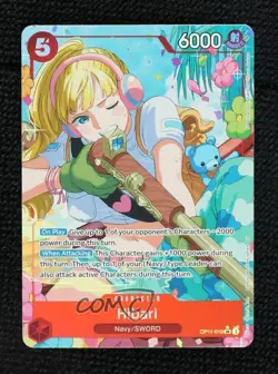 2025 One Piece Card Game: A Fist of Divine Speed OP11 Hibari (Alt Art) #OP11-010 - Image 1