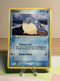 Spheal 65/108 Ex Power Keepers Reverse Holo Pokemon TCG Stamped Card 2007 HP - Image 1