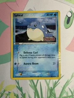 Spheal 65/108 Ex Power Keepers Reverse Holo Pokemon TCG Stamped Card 2007 HP - Image 2