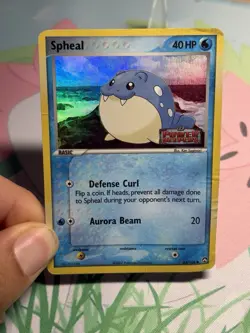 Spheal 65/108 Ex Power Keepers Reverse Holo Pokemon TCG Stamped Card 2007 HP - Image 3