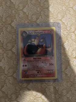 Pokemon Dark Charizard Team Rocket Rare 80 HP 21/82 Vintage 2000 Card - Image 1