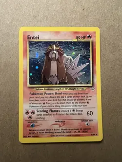 Pokemon Entei Neo Revelation 06/64 Holo Rare Unlimited 80 HP English Card - Image 1