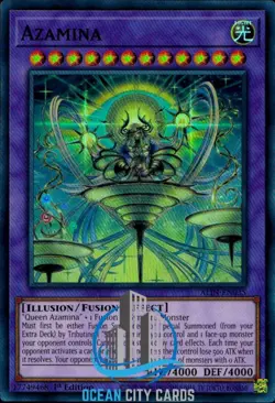 Yugioh ALIN-EN035 Azamina Super Rare Card 1st Edition - Image 1