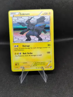 Zekrom 47/114 Black & White Holo Pokemon Card - Image 1
