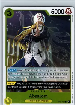 Absalom The Azure Sea's Seven OP14-100 NM OP Card - Image 1