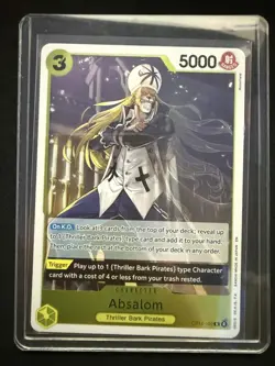 Absalom OP14-100 R One Piece Card The Azure Sea's Seven OP14 English NM - Image 5