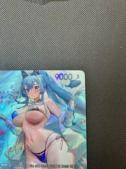 NIKKE Nivel Arena Helm Aquamarine BT02-046 SPR Signature Korean Card NM - Image 3