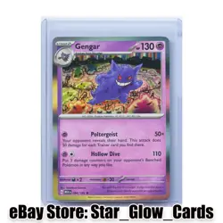 2023 Pokemon Card ECTOPLASMA 094/165 REVERSE EV3.5 MEW 151 EN NEW NM - Image 1
