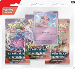 Pokemon TCG: Scarlet & Violet-Temporal Force Triple Pack and Foil Promo Card x11 - Image 1